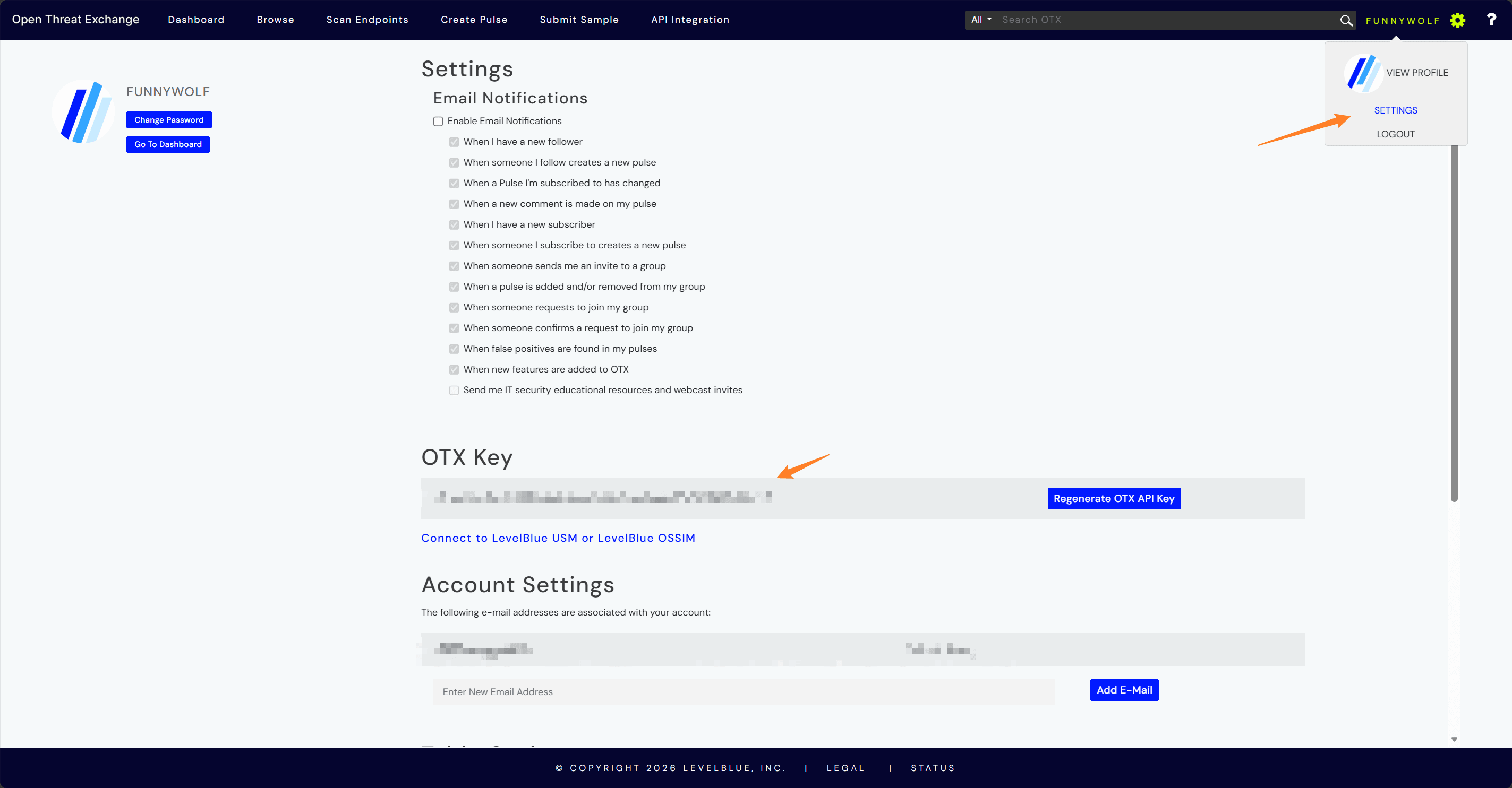获取 OTX API Key