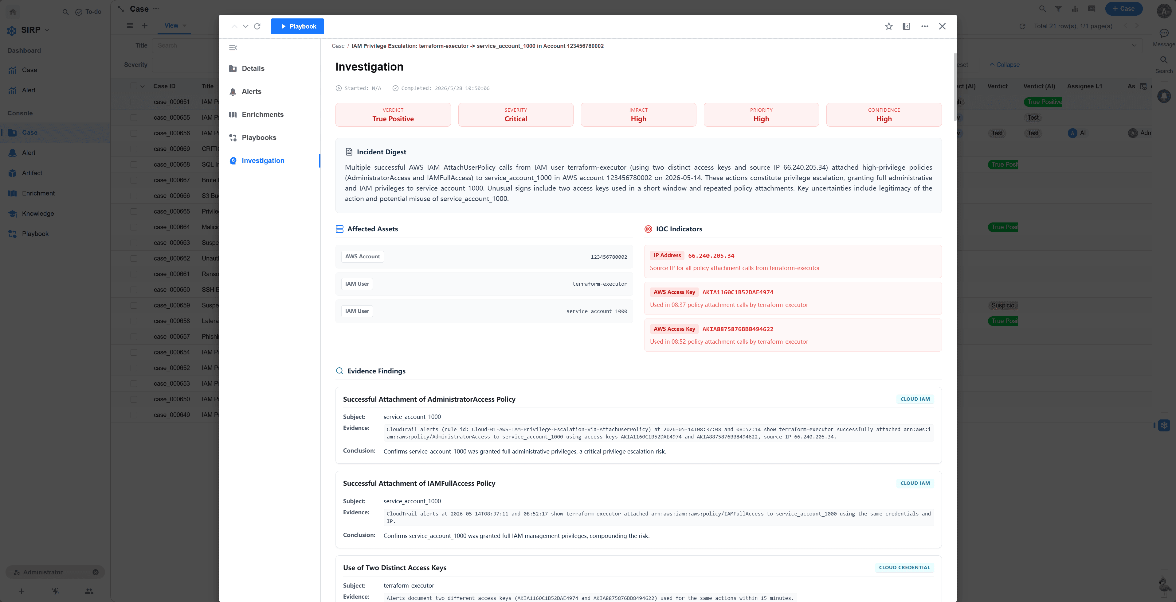 AI-Powered Investigation, Seconds Not Hours