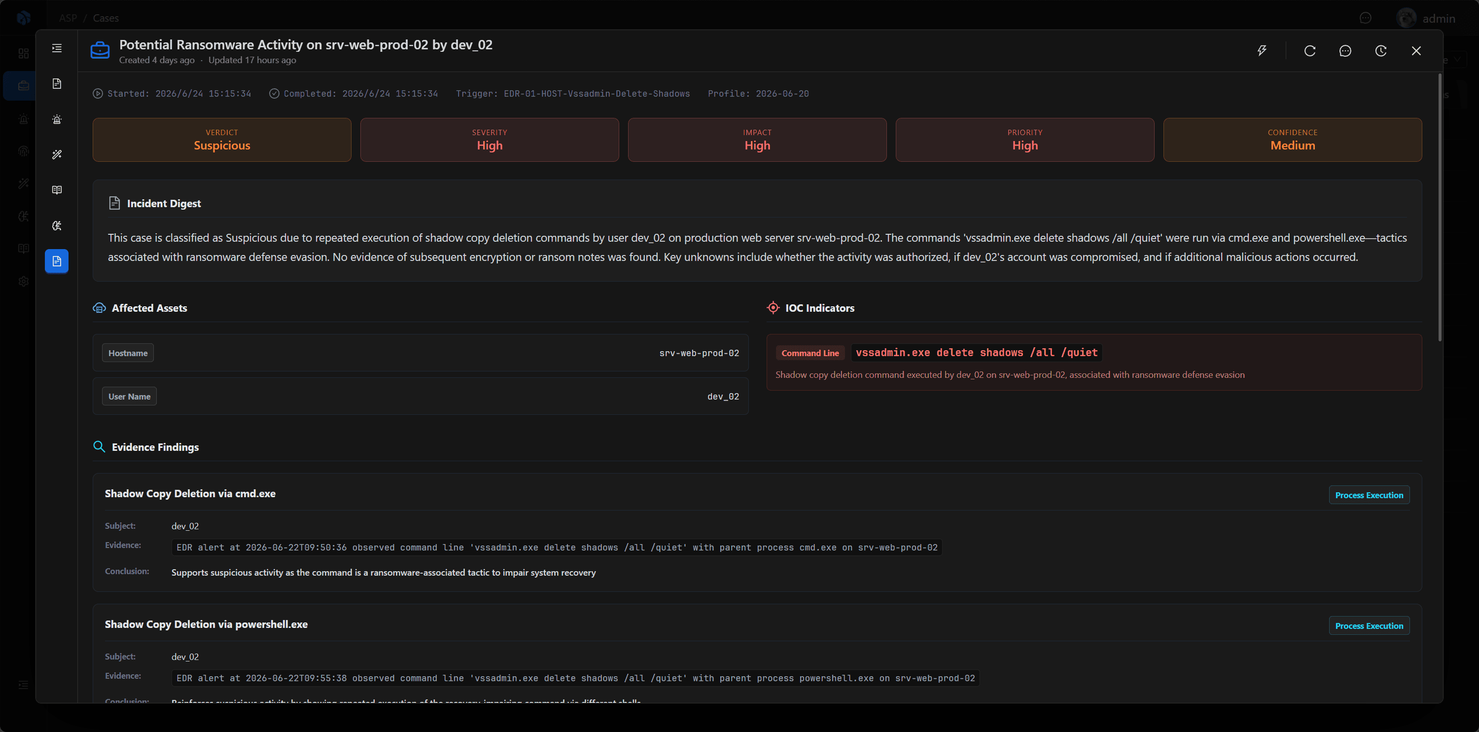 Generate investigation reports with AI