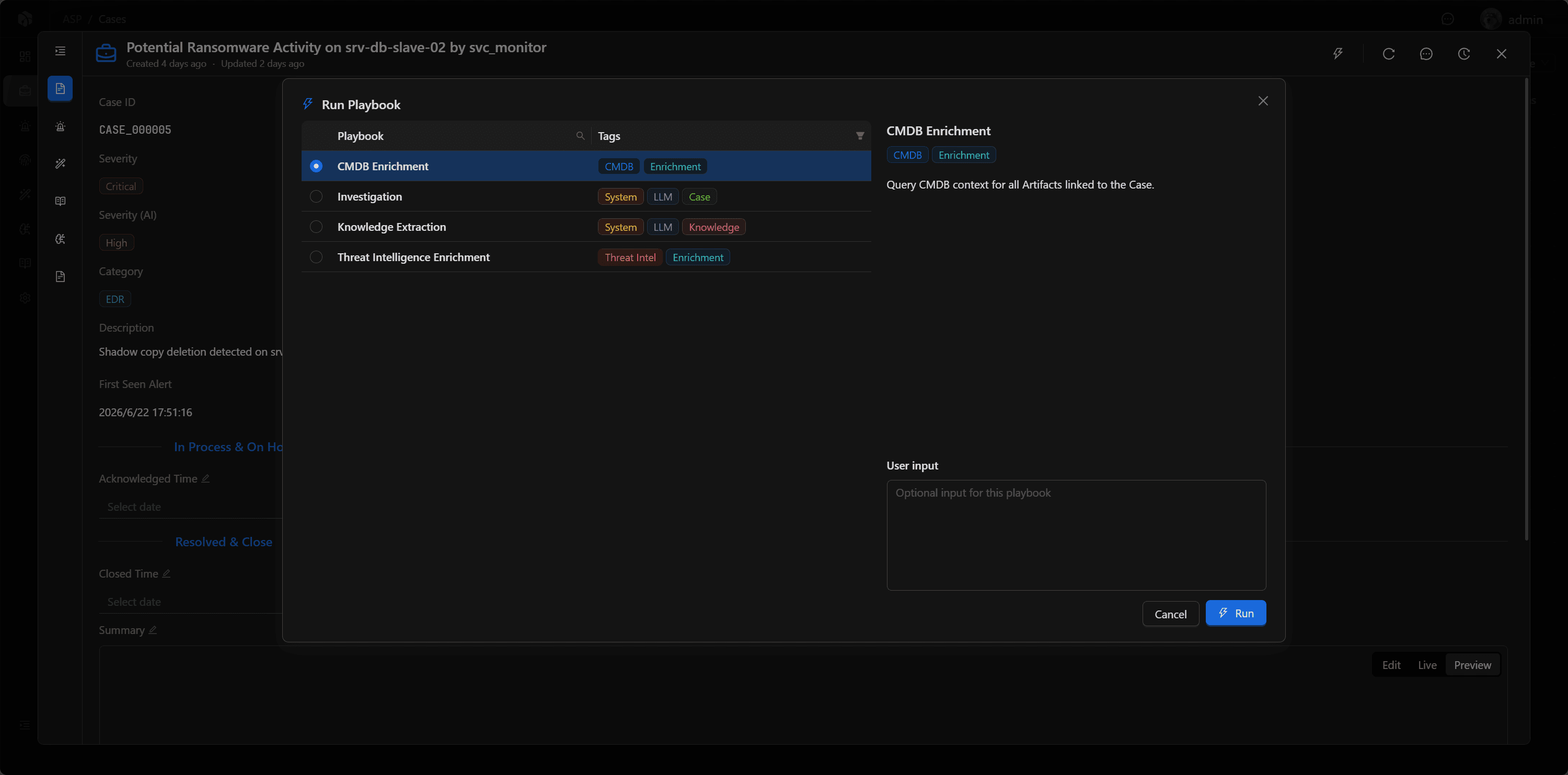 Push complex investigations forward with one click